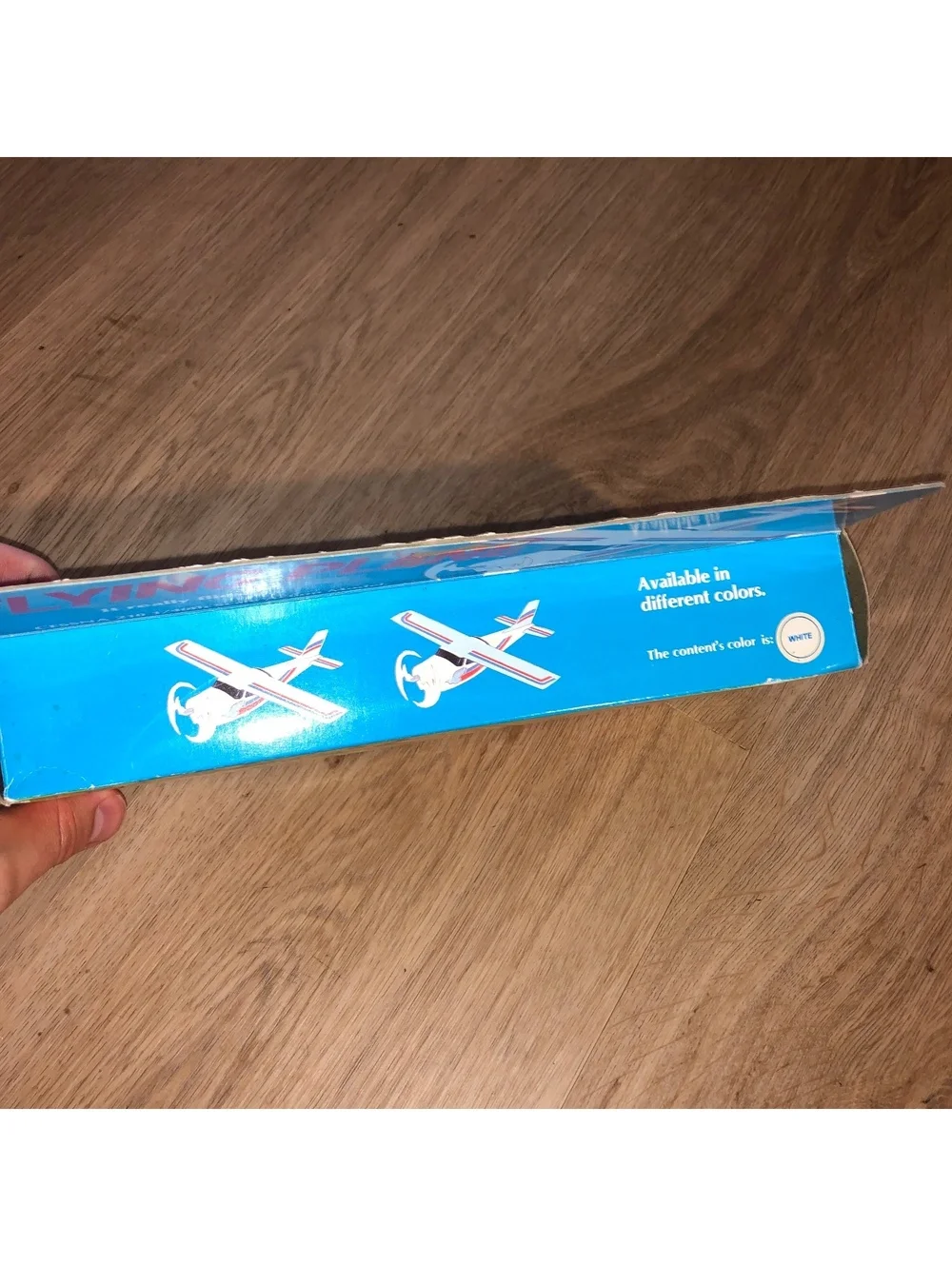 Vintage Novatoy White & Blue CESSNA Flying Plane 210 1/40 Scale Model Kit New